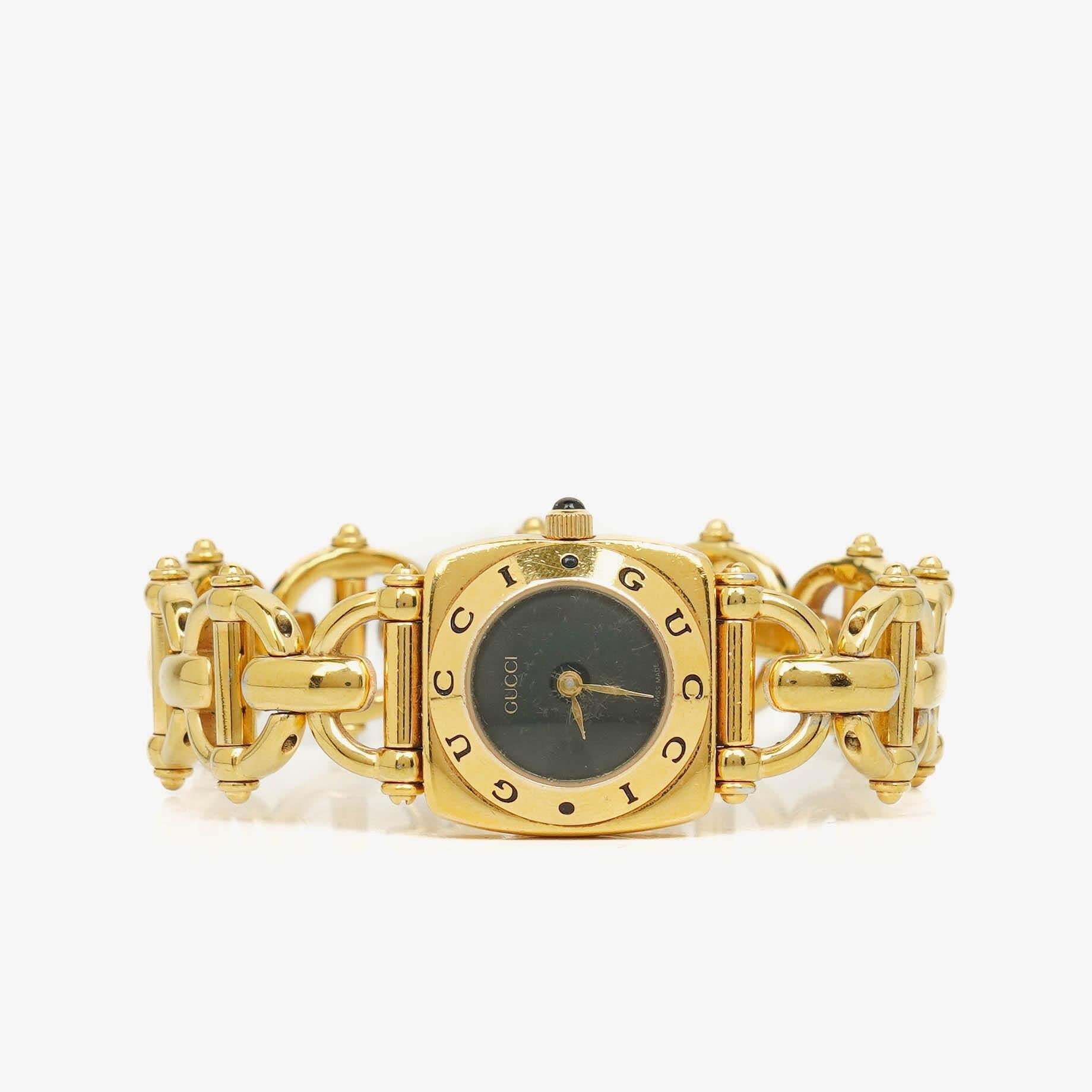 Gucci Horsebit Stainless Steel 22mm 6400L Quartz Watch