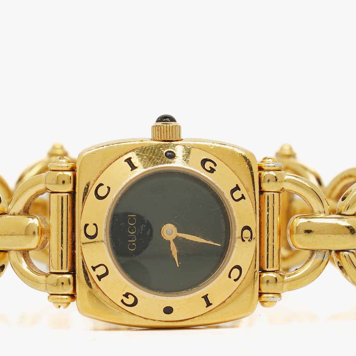 Gucci Horsebit Stainless Steel 22mm 6400L Quartz Watch
