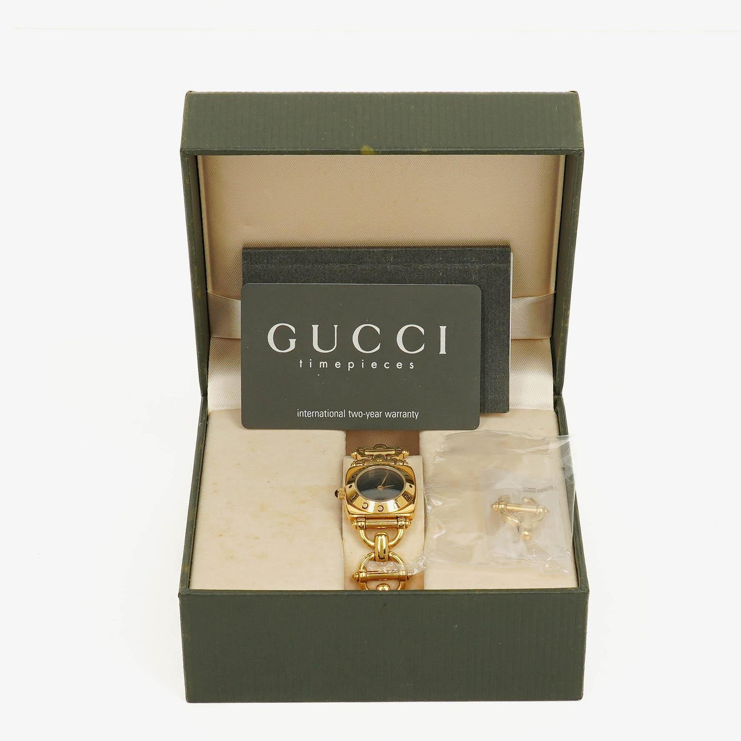 Gucci Horsebit Stainless Steel 22mm 6400L Quartz Watch