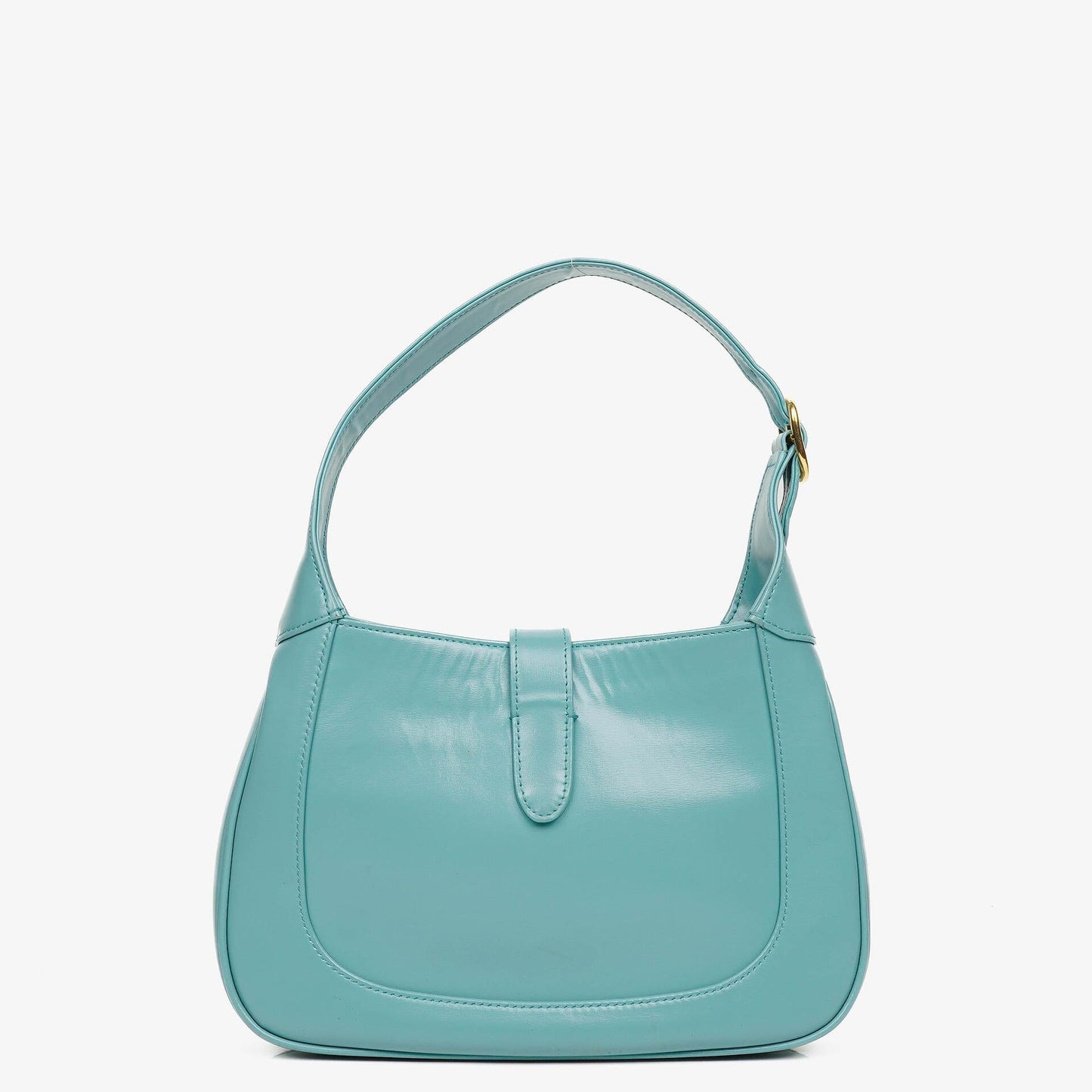Gucci Jackie 1961 Light Blue Leather Small Shoulder Bag