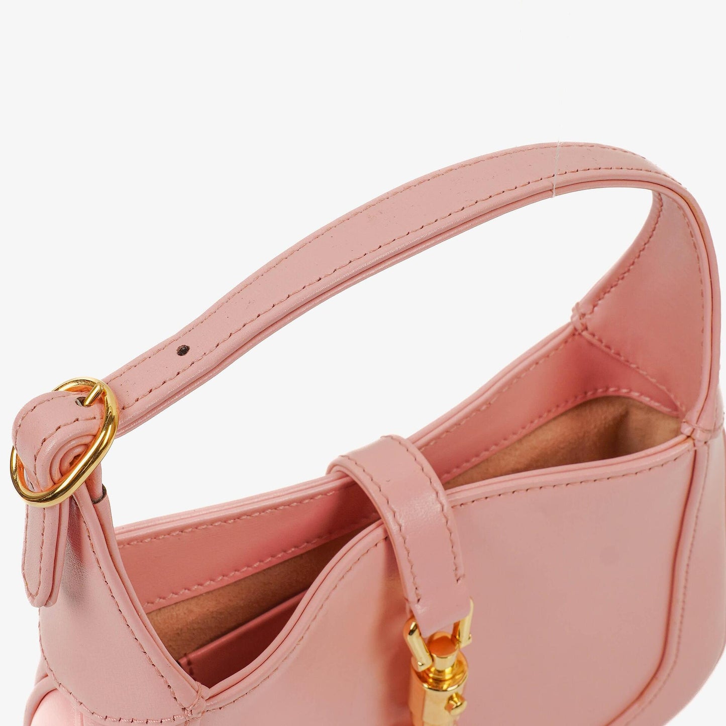 Gucci Jackie 1961 Pink Leather Mini