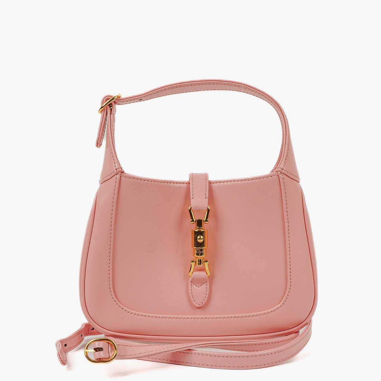 Gucci Jackie 1961 Pink Leather Mini
