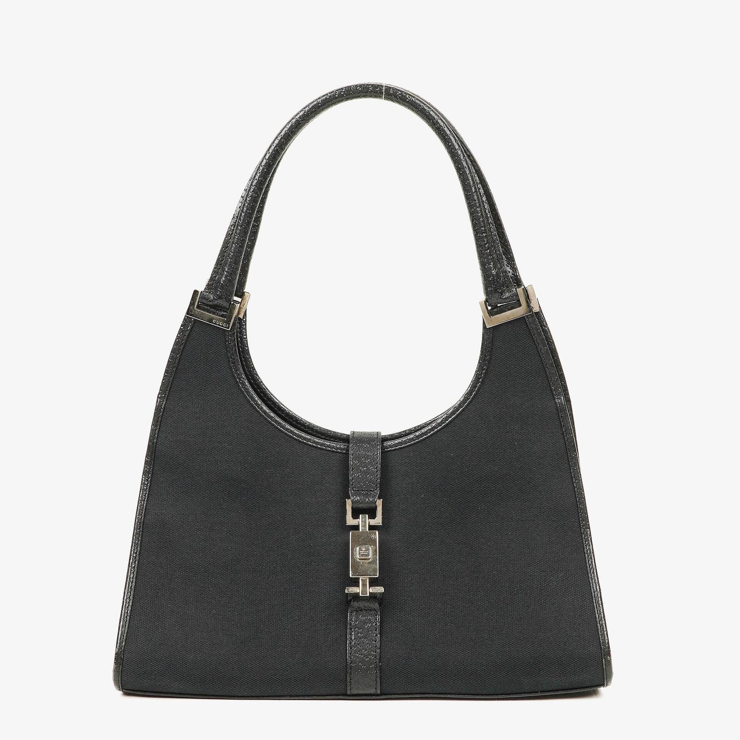 Gucci Jackie Balck Canvas Shoulder Bag