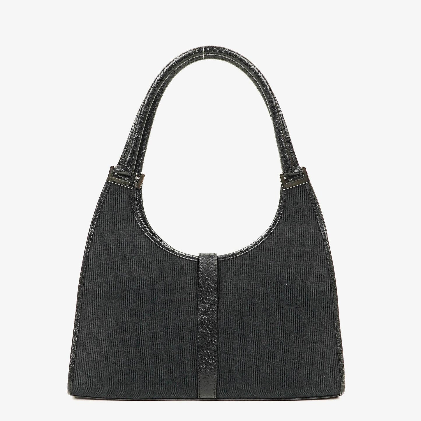 Gucci Jackie Balck Canvas Shoulder Bag