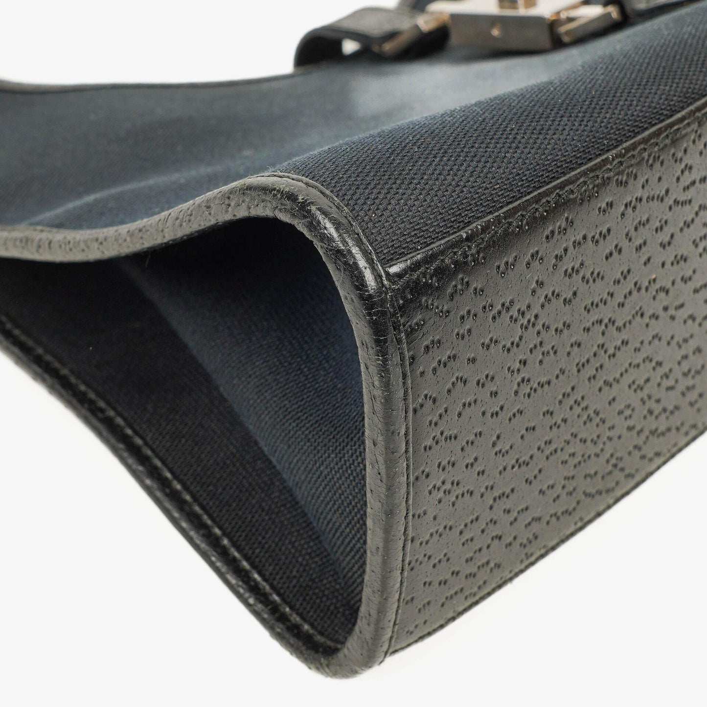 Gucci Jackie Balck Canvas Shoulder Bag