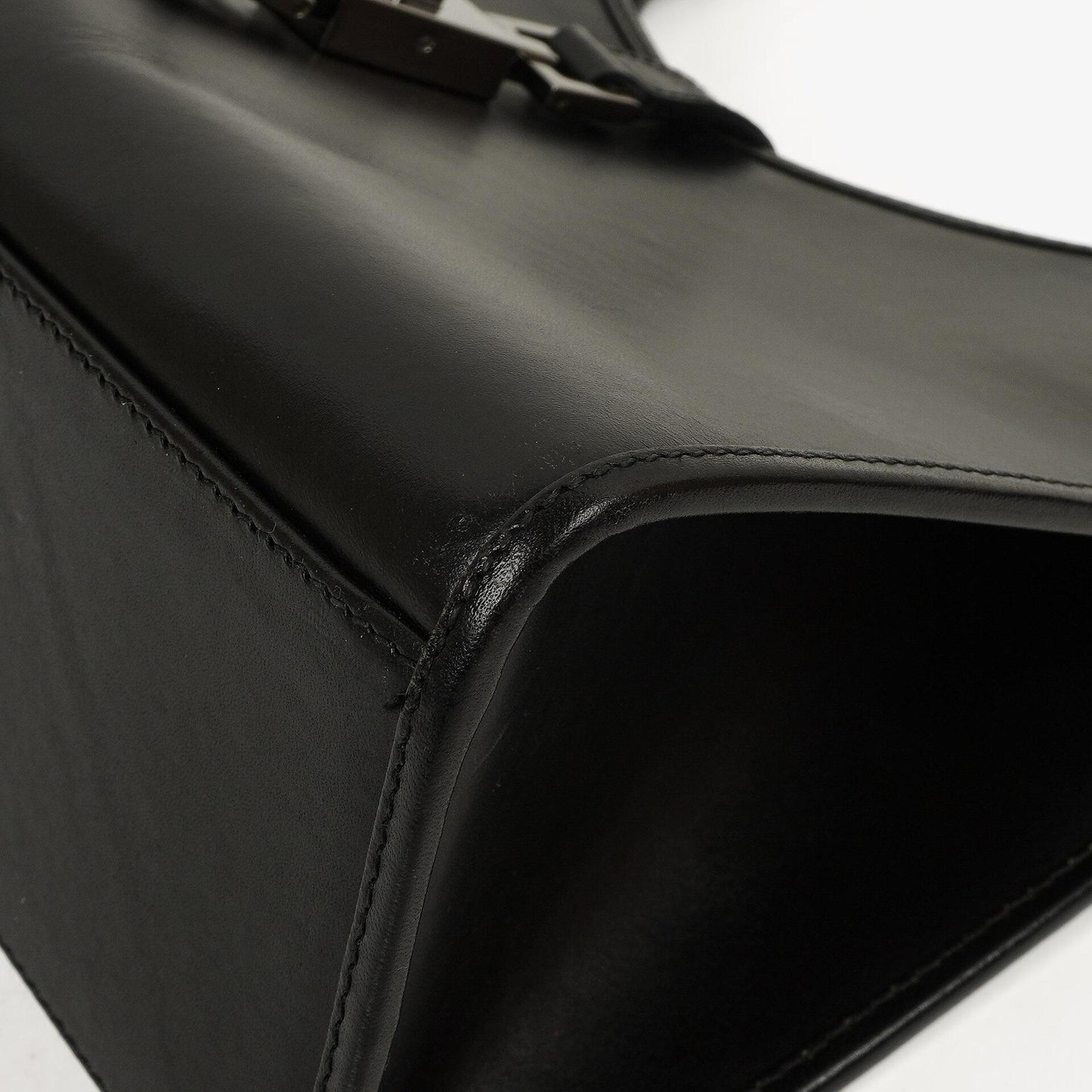 Gucci Jackie Bardot Black Leather Bag