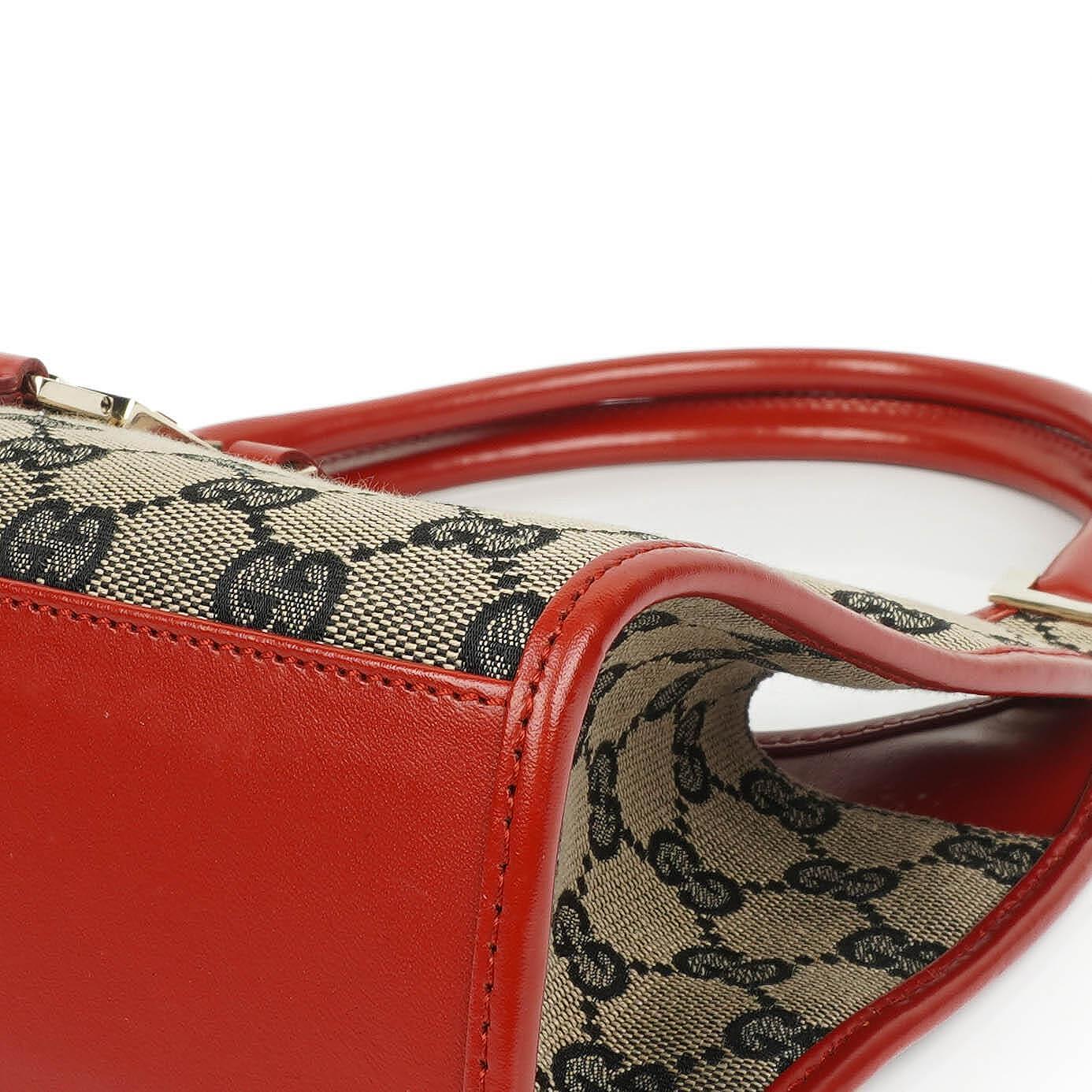 Gucci Jackie Bardot GG Canvas Shoulder Bag