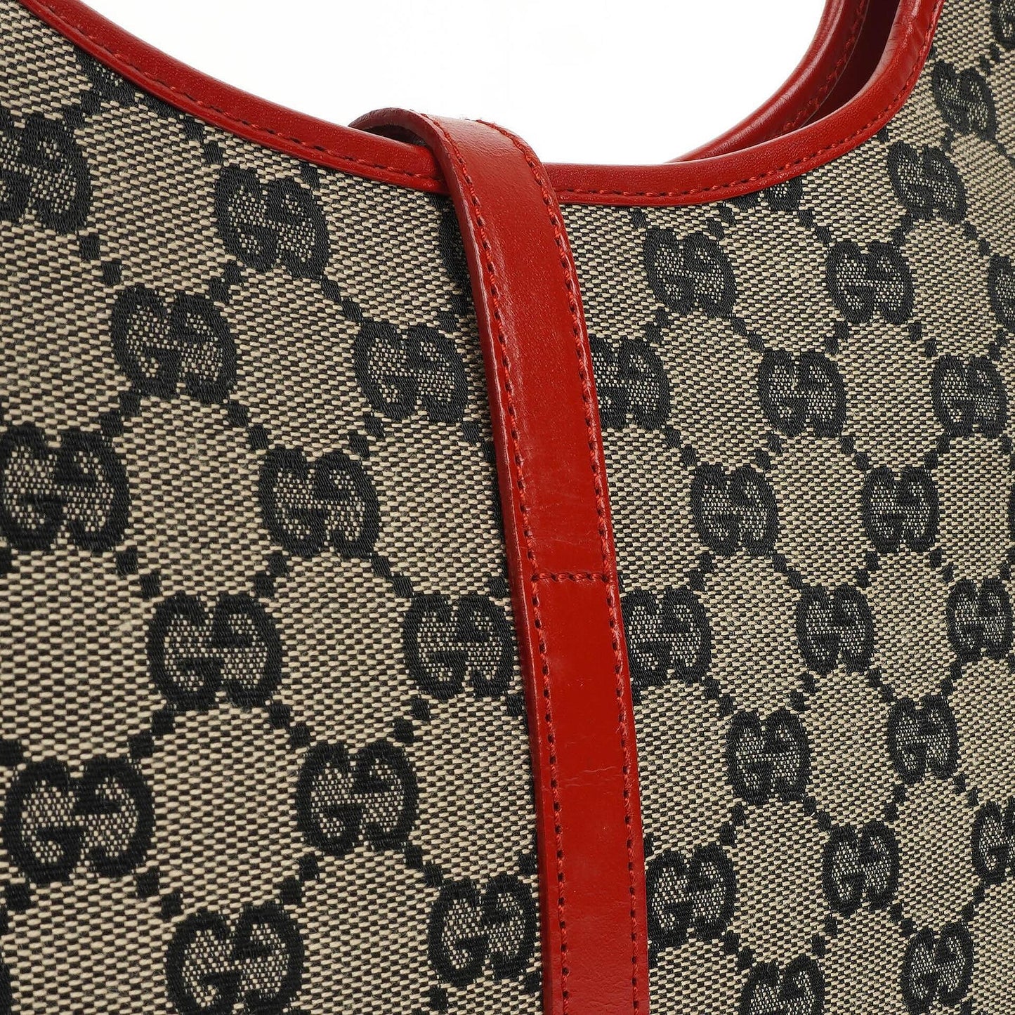 Gucci Jackie Bardot GG Canvas Shoulder Bag