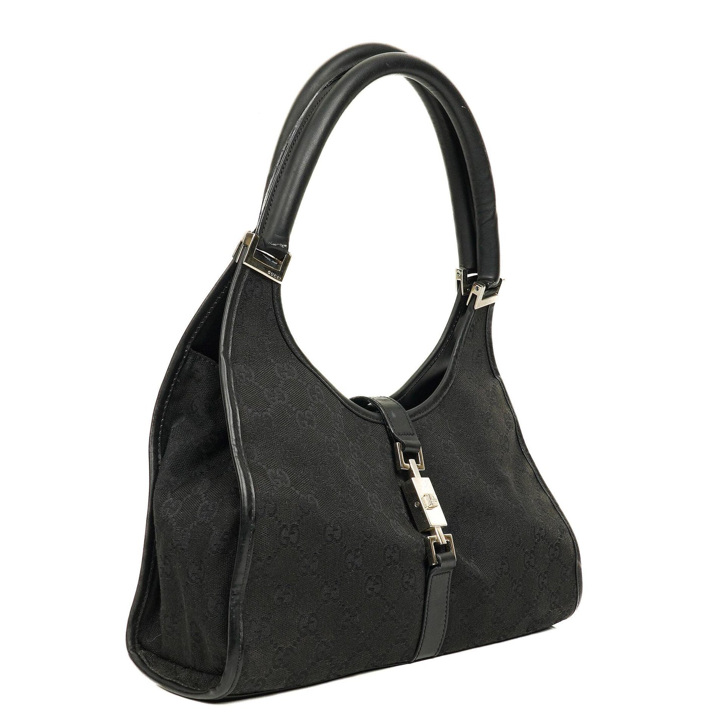 Gucci Jackie Bardot Vintage Black Handbag
