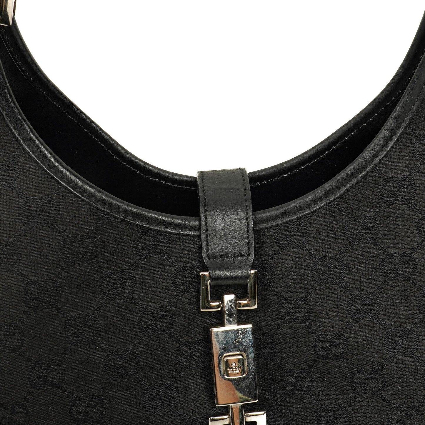 Gucci Jackie Bardot Vintage Black Handbag