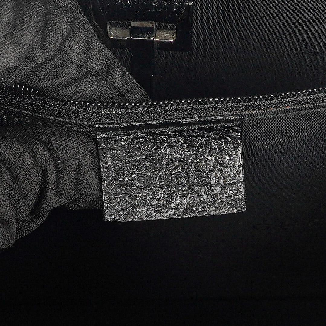Gucci Jackie Black Leather Shoulder Bag
