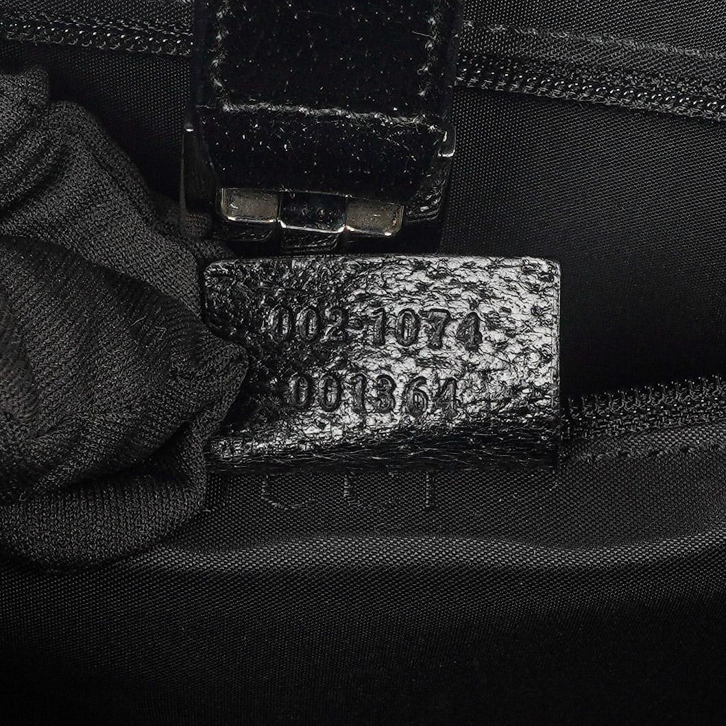 Gucci Jackie Black Leather Shoulder Bag