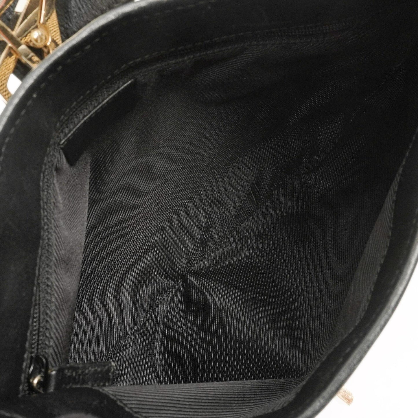 Gucci Jackie Medium Vintage Bag Black GG Canvas And Leather
