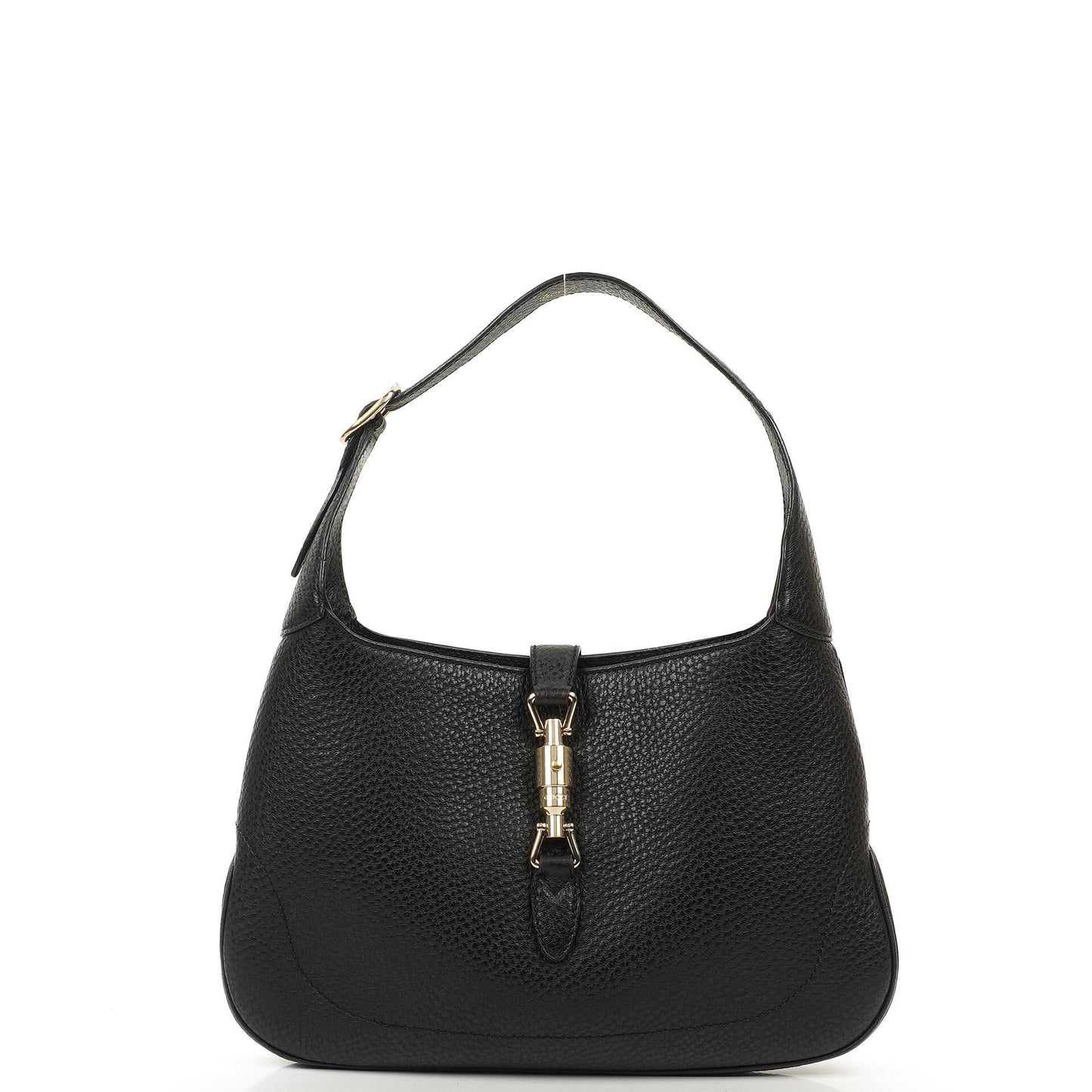 Gucci Jackie Medium Vintage Black Leather Shoulder Bag