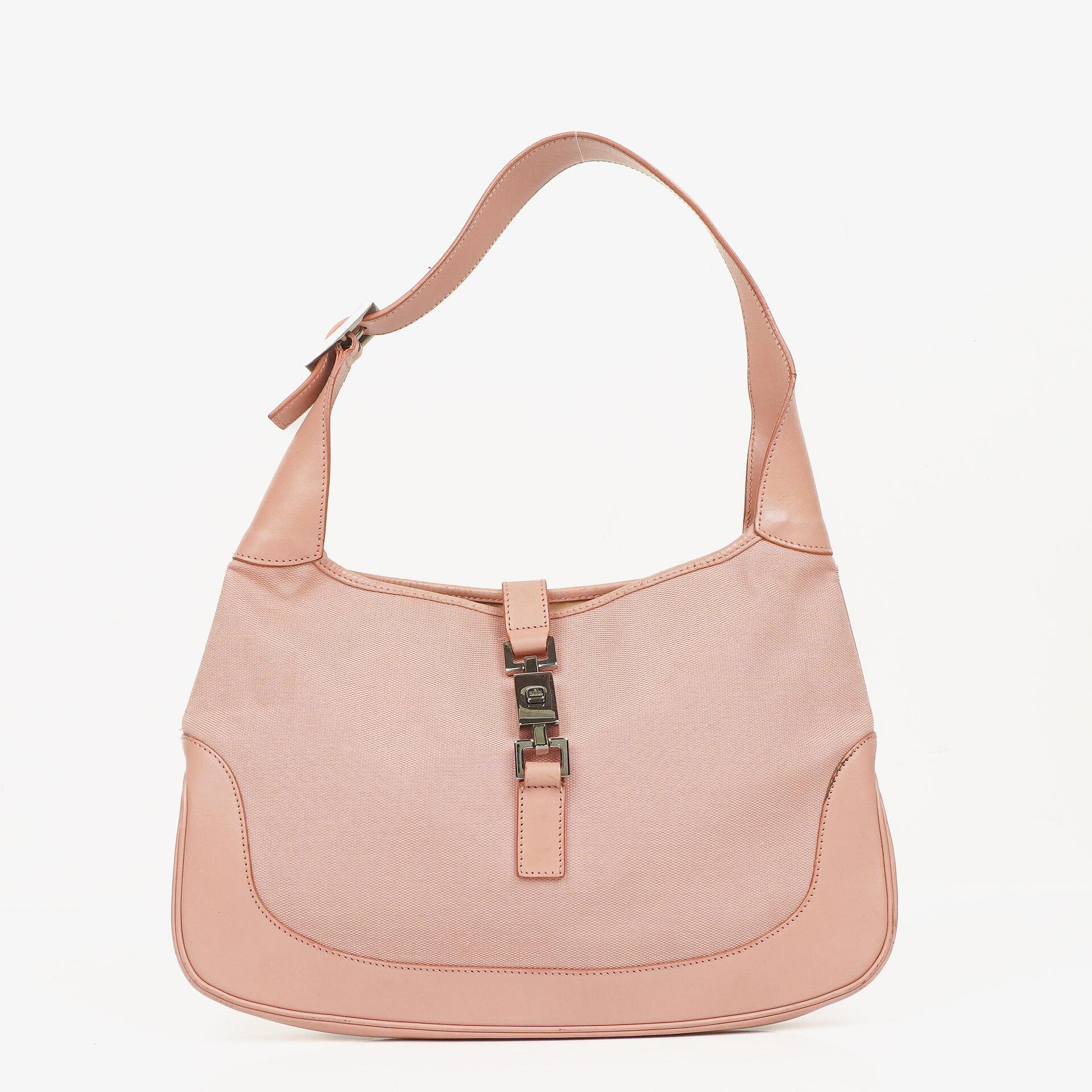 Gucci Jackie O GG Canvas and Leather Hobo Bag