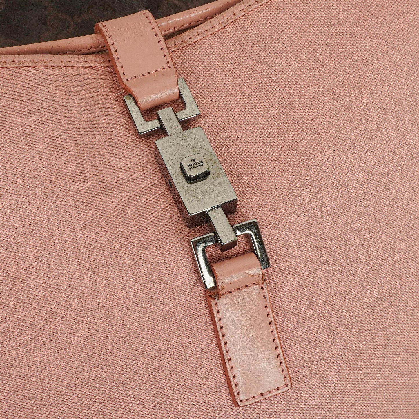 Gucci Jackie O GG Canvas and Leather Hobo Bag