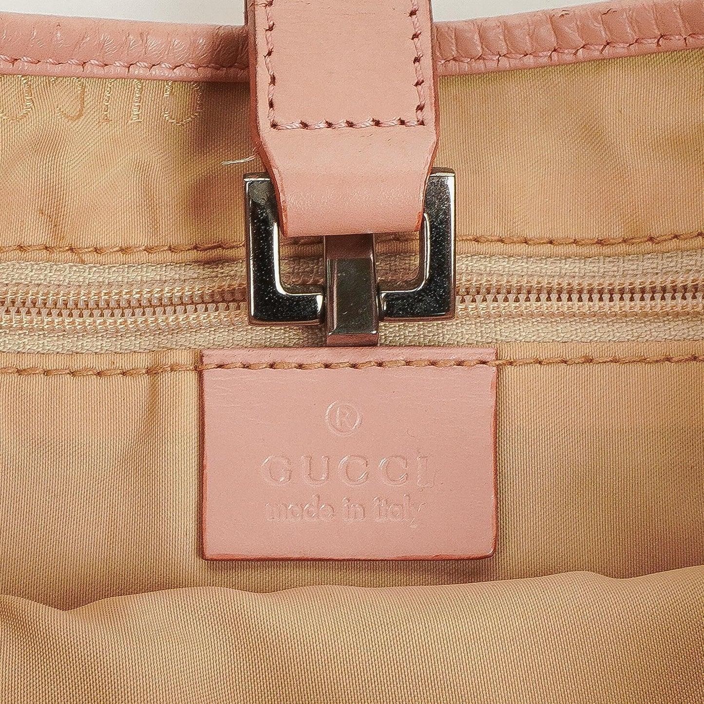 Gucci Jackie O GG Canvas and Leather Hobo Bag
