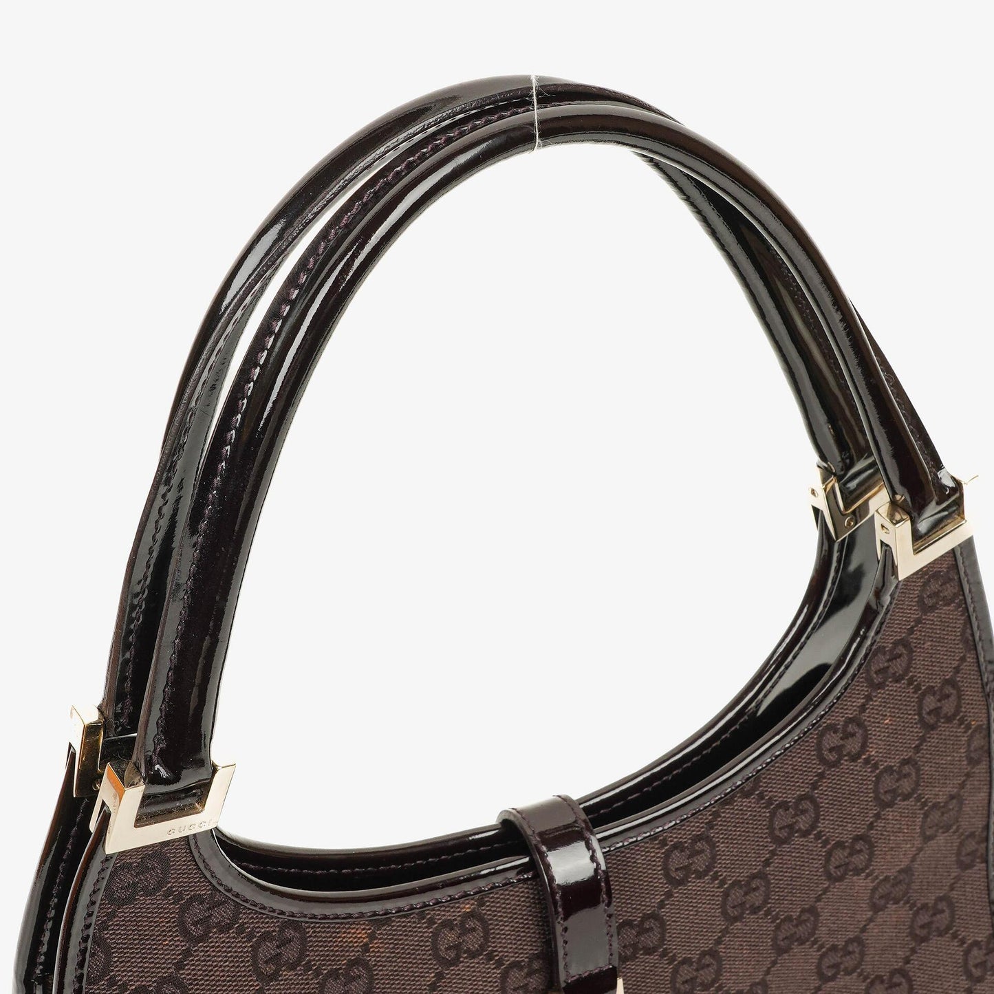 Gucci Jackie Purple GG Canvas Shoulder Bag
