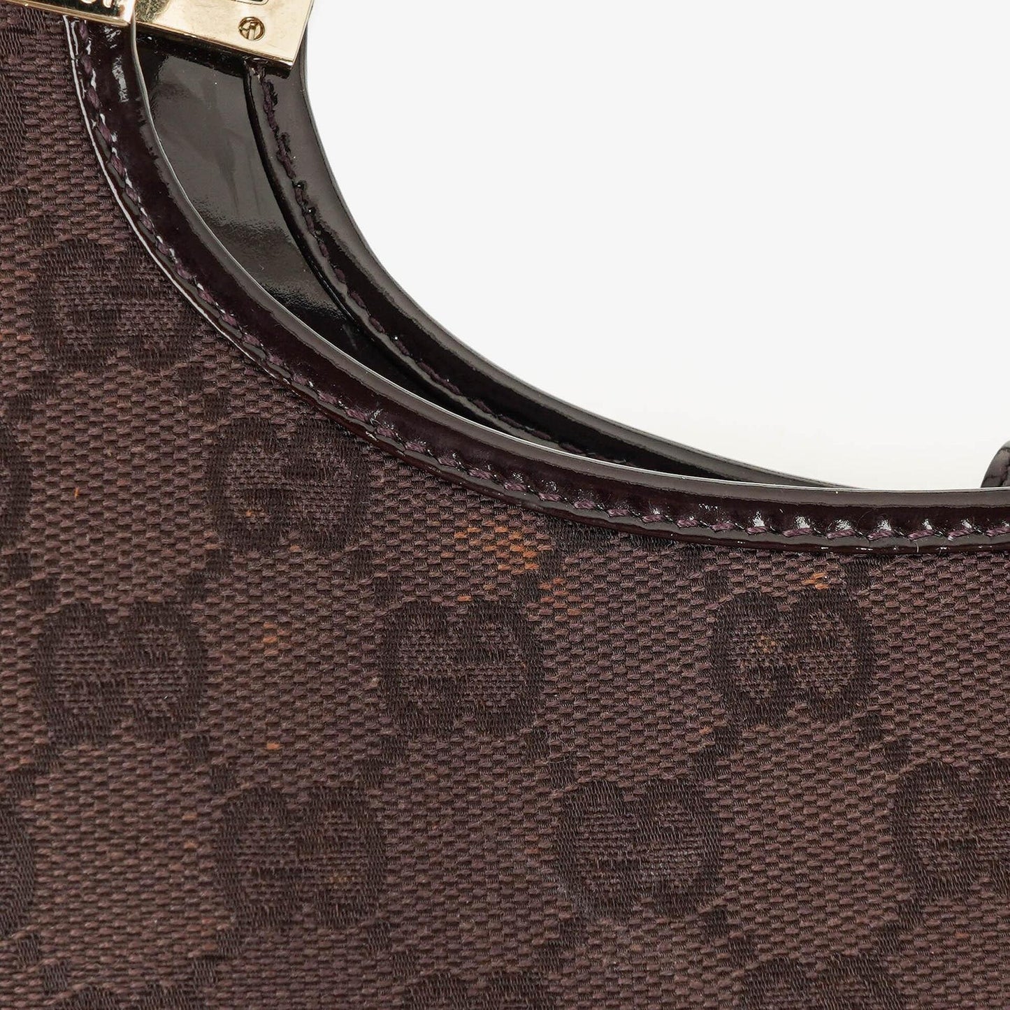 Gucci Jackie Purple GG Canvas Shoulder Bag