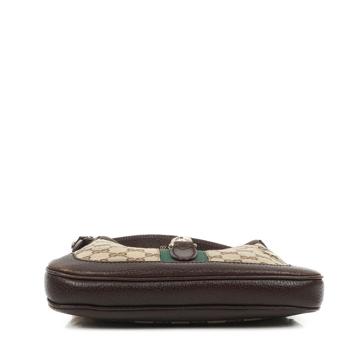 Gucci Jackie Small GG Brown Canvas And Leather Shoulder Bag