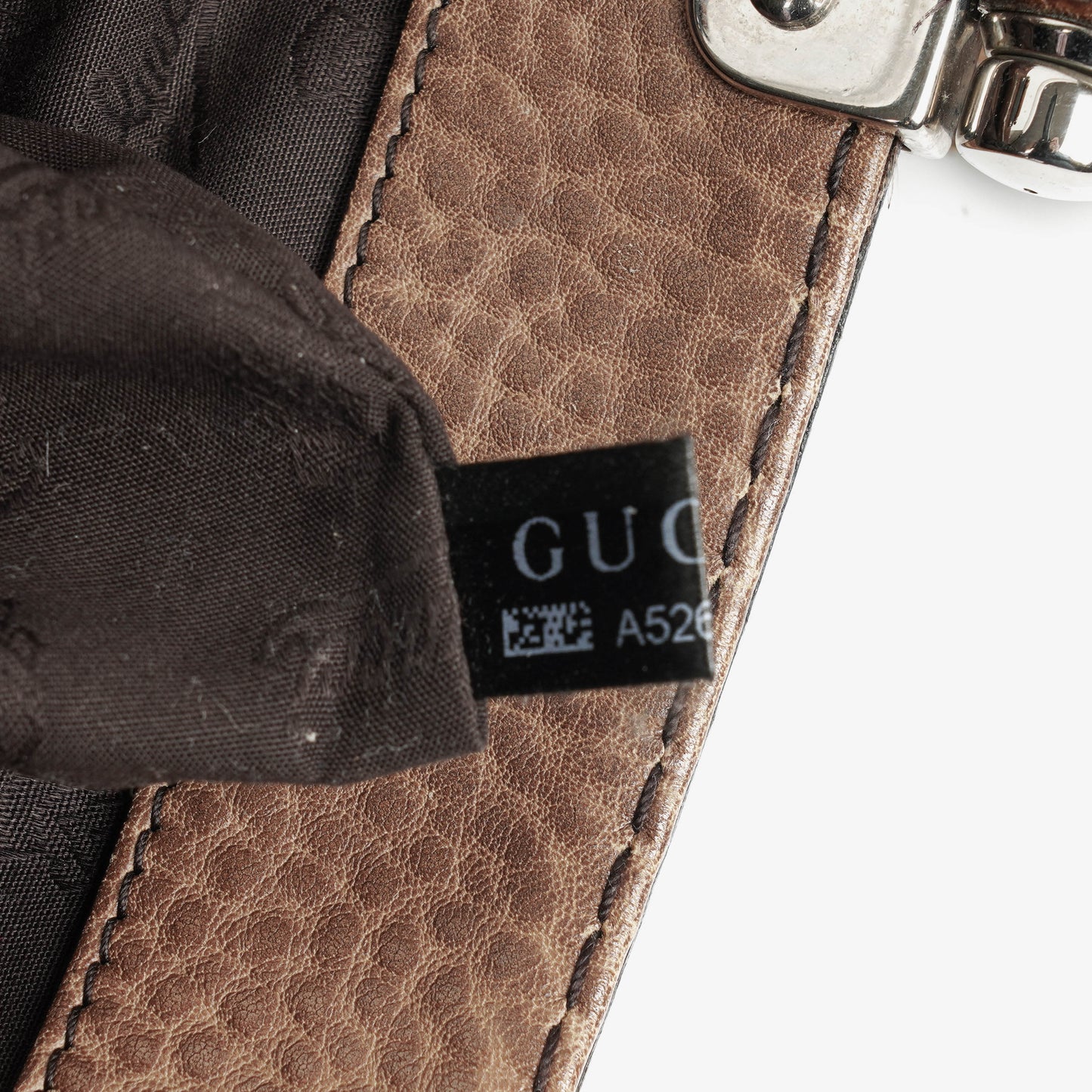 Gucci Leather Bamboo Bar Braided Handles Tote Bag