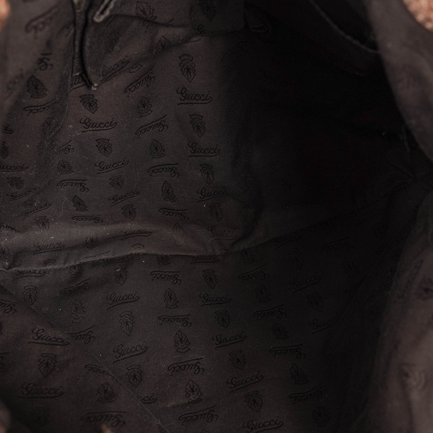 Gucci Leather Bamboo Bar Braided Handles Tote Bag