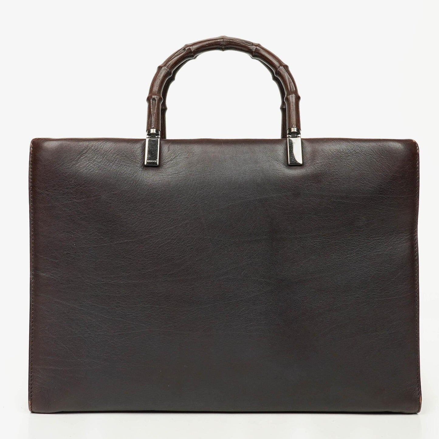 Gucci Leather Bamboo Top Handle Bag