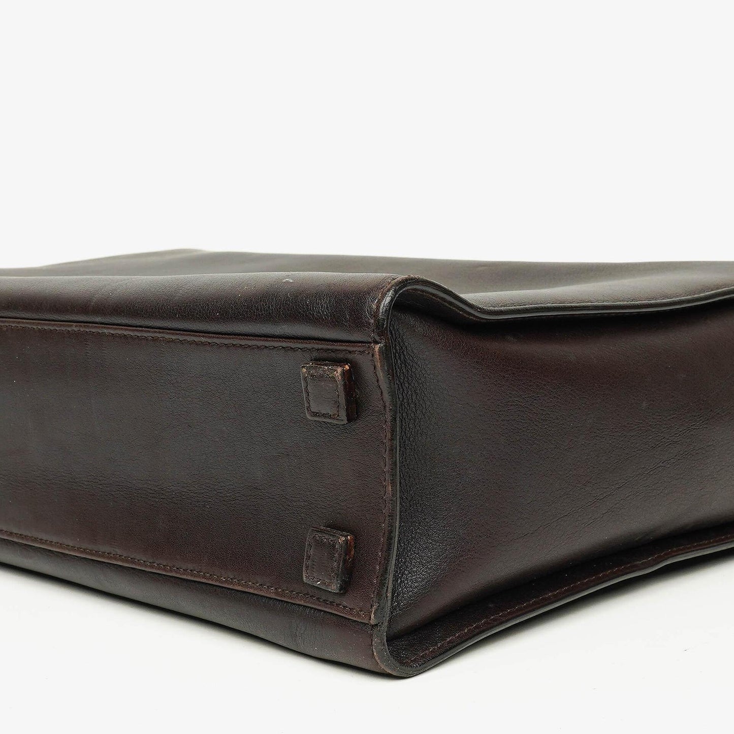Gucci Leather Bamboo Top Handle Bag
