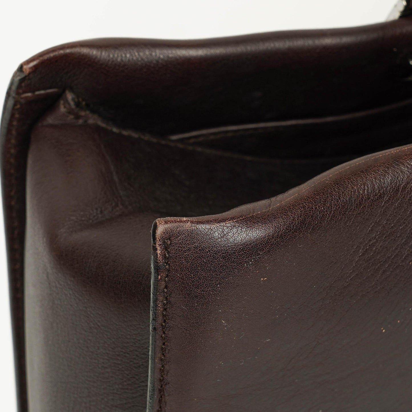 Gucci Leather Bamboo Top Handle Bag