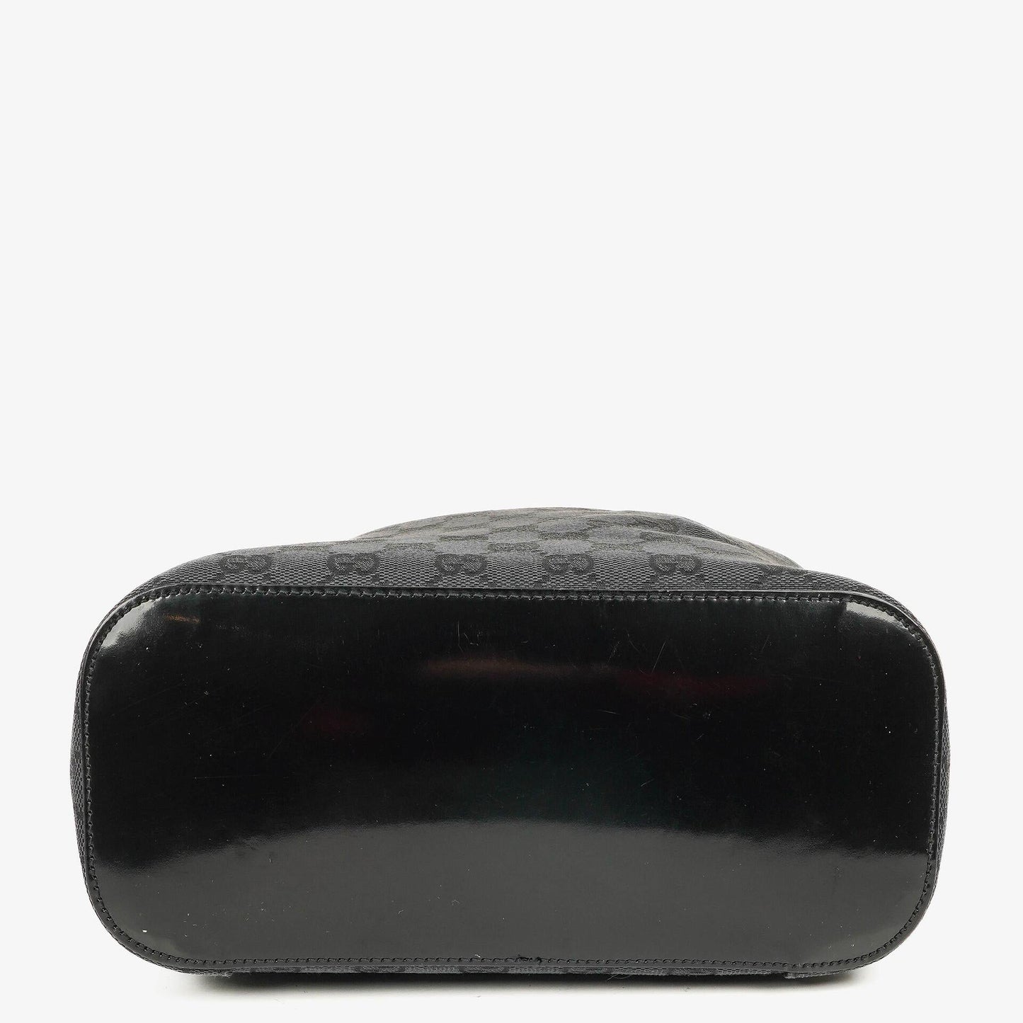 Gucci Loop Bucket Monogram Tote Black