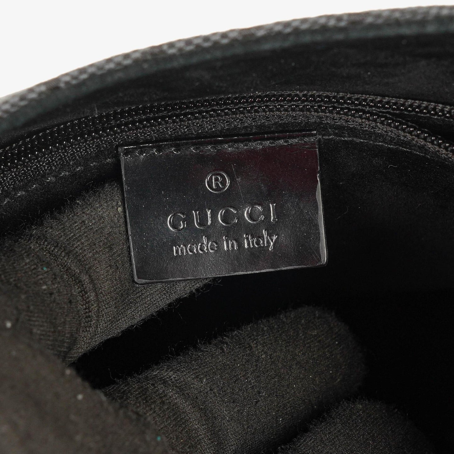Gucci Loop Bucket Monogram Tote Black