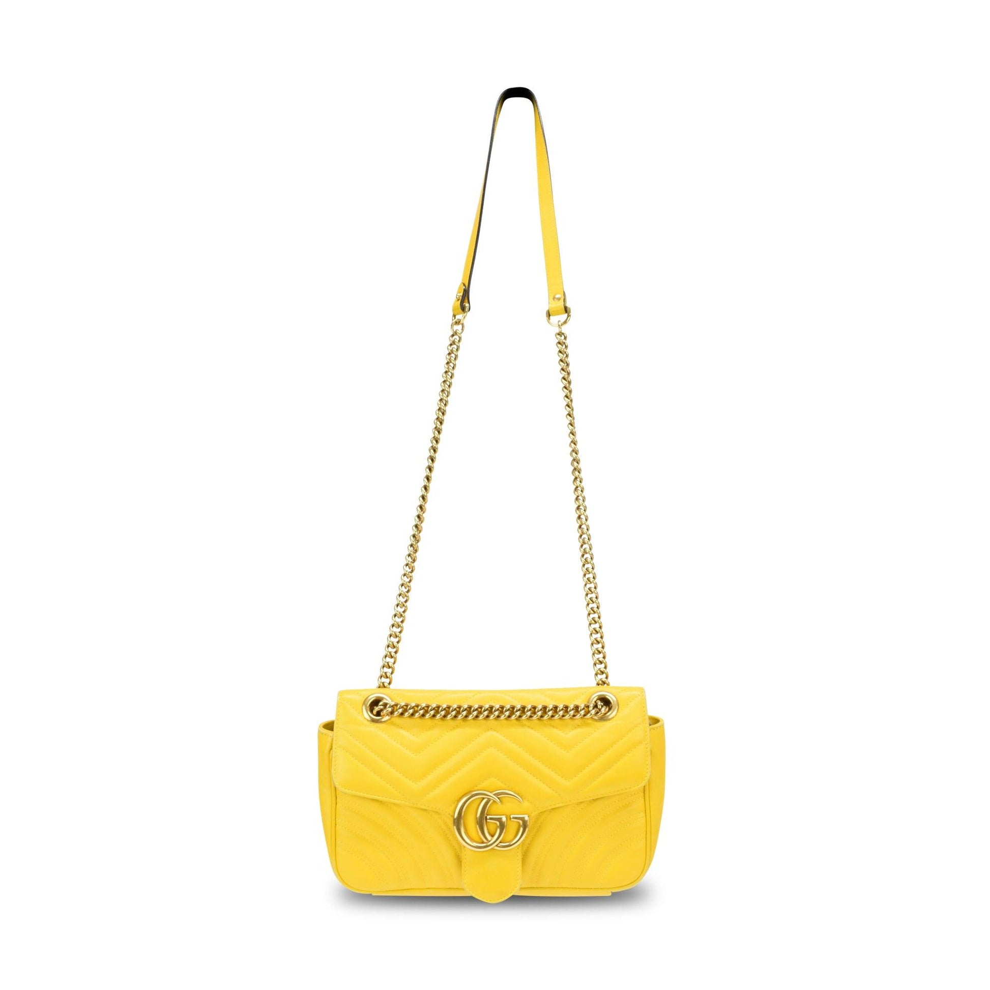 Gucci Chain Leather Shoulder Bag