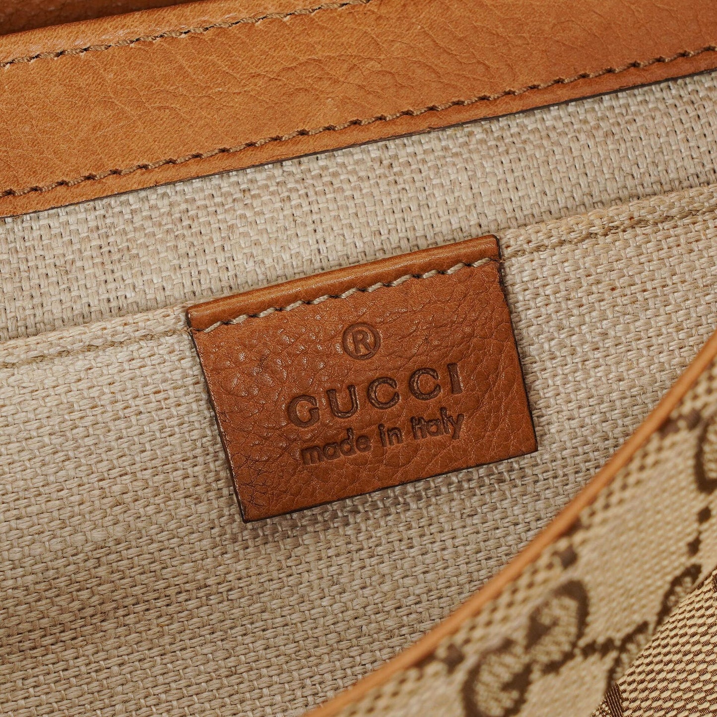 Gucci Marrakech Evening Beige/Brown GG Canvas Bag