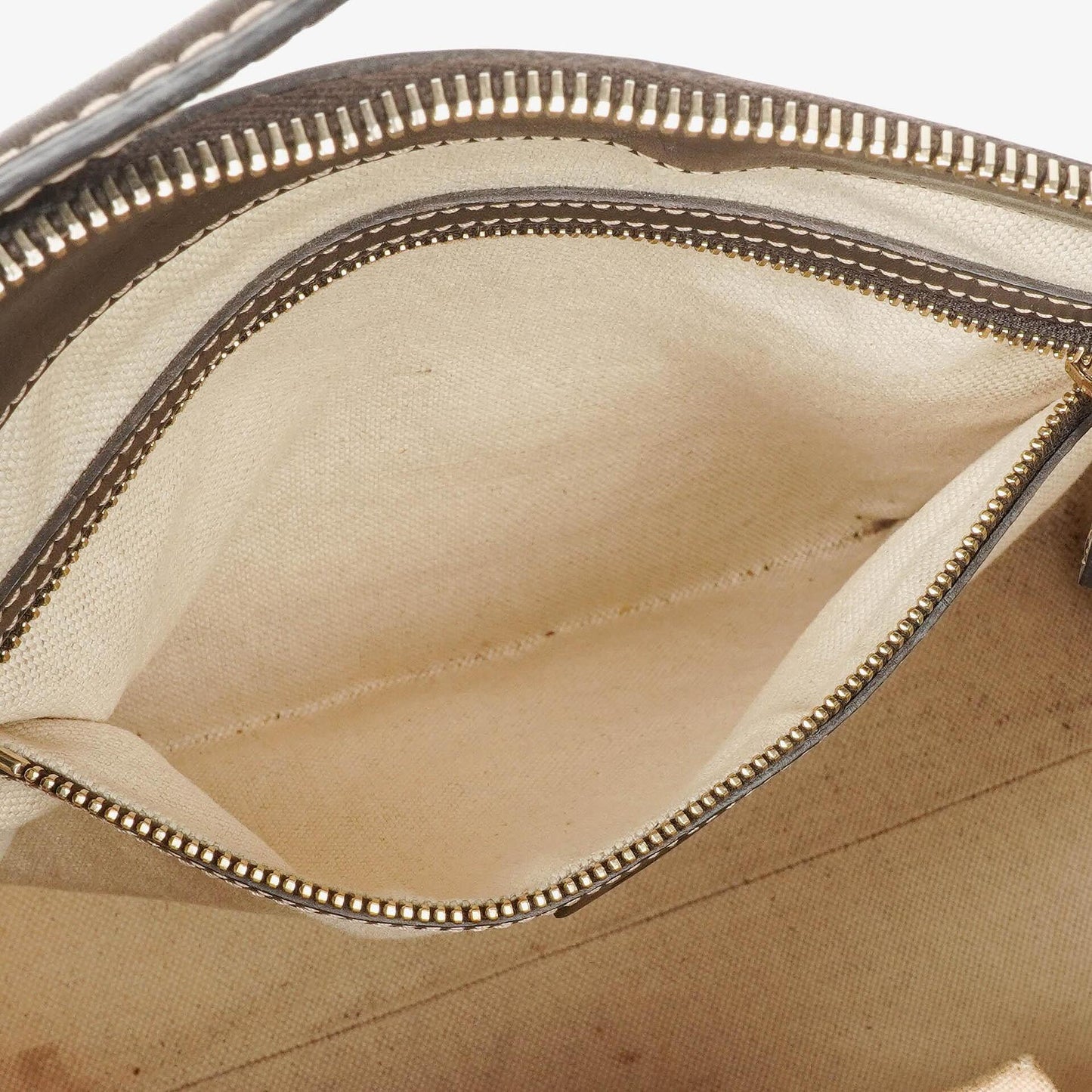 Gucci Mayfair Bow Beige GG Canvas Top Handle Bag