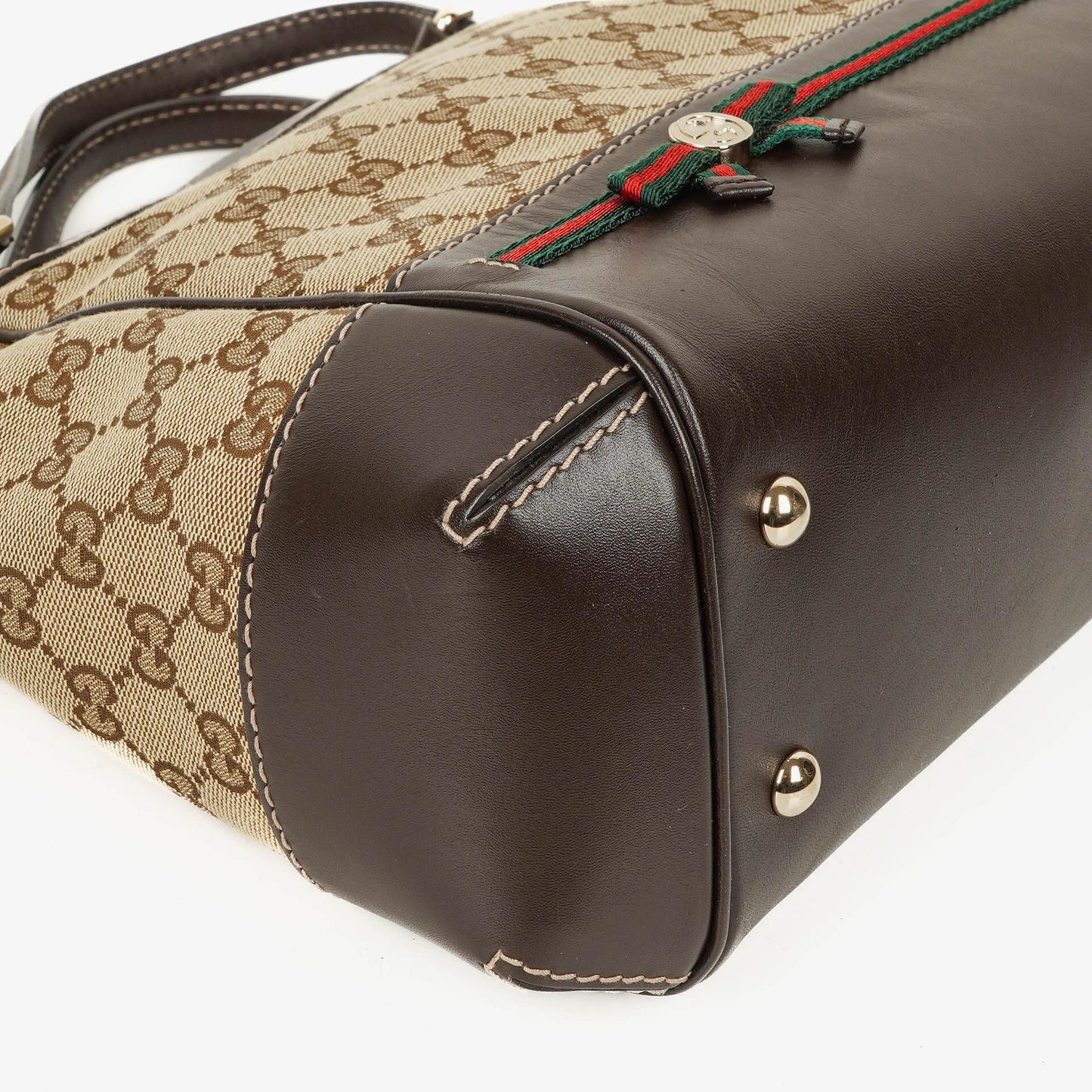 Gucci Mayfair Convertible Tote GG Canvas Brown