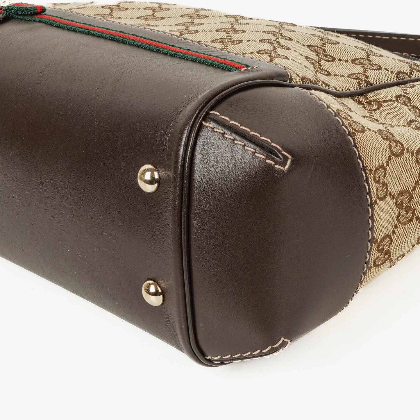 Gucci Mayfair Convertible Tote GG Canvas Brown