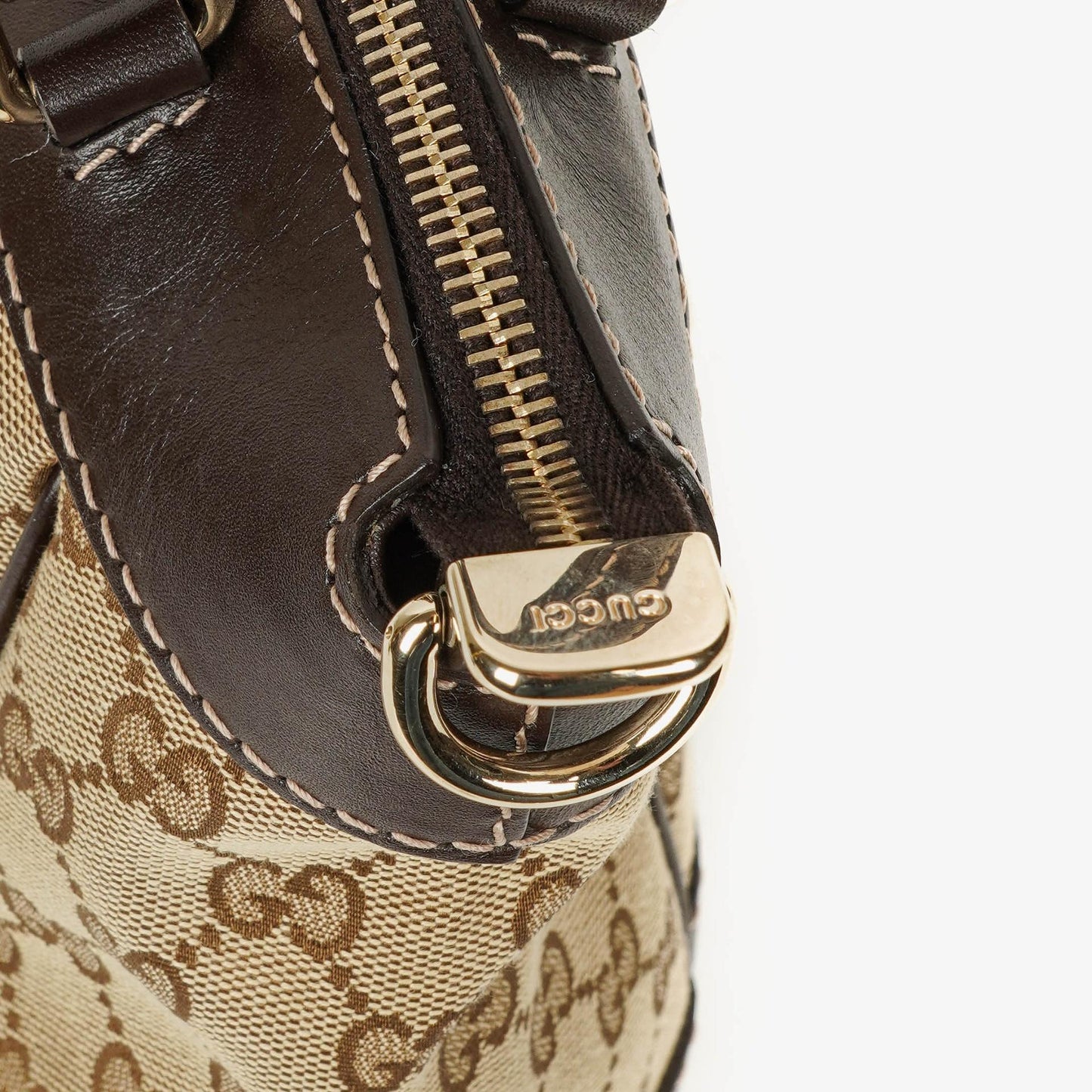 Gucci Mayfair Convertible Tote GG Canvas Brown