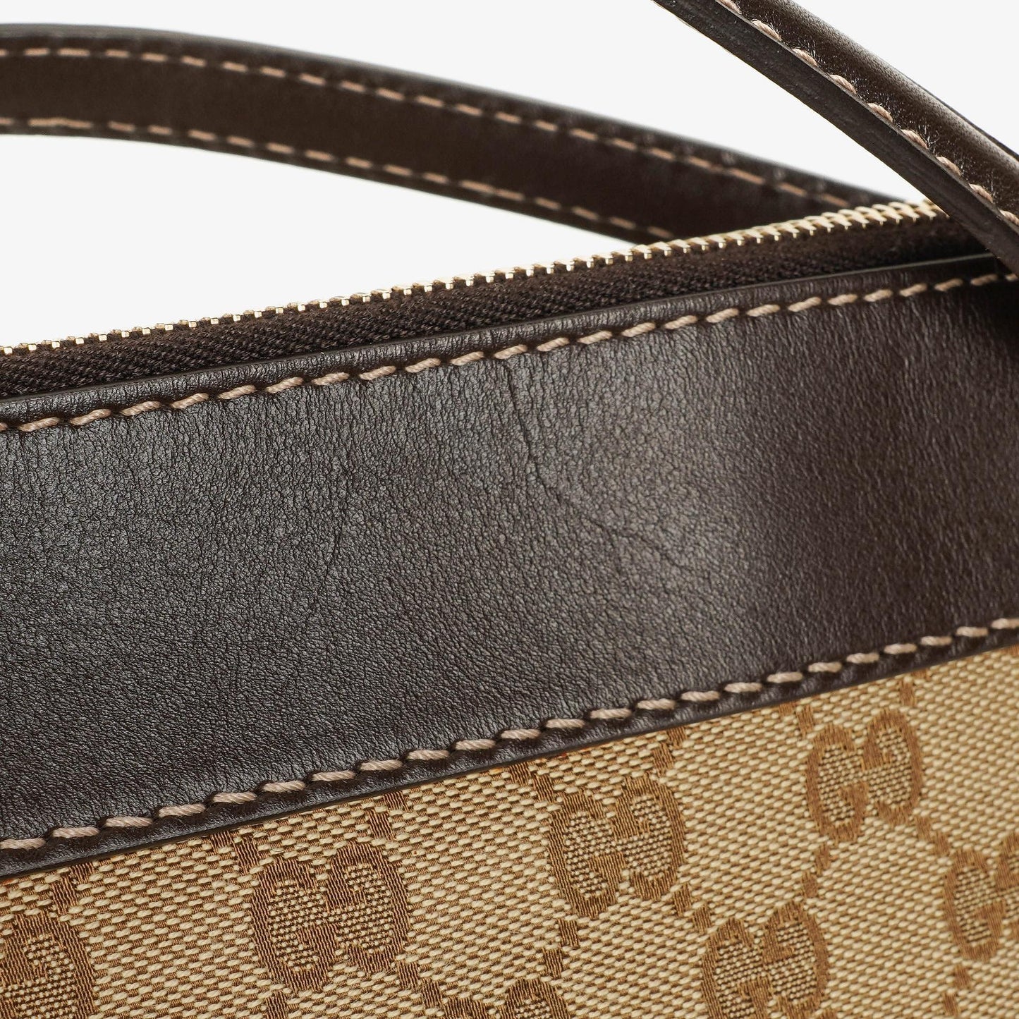 Gucci Mayfair Convertible Tote GG Canvas Brown
