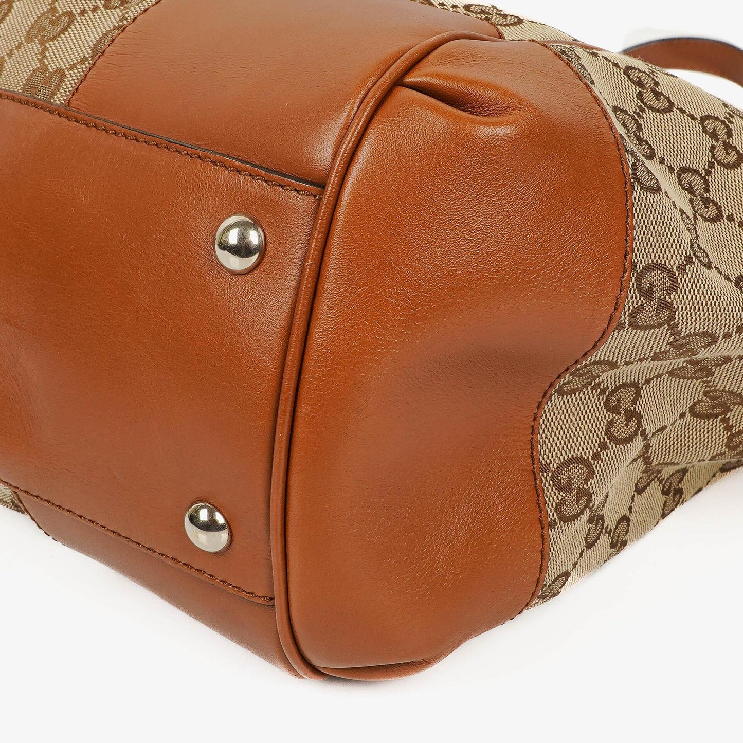 Gucci Medium Brick Lane Brown Monogram Tote Bag