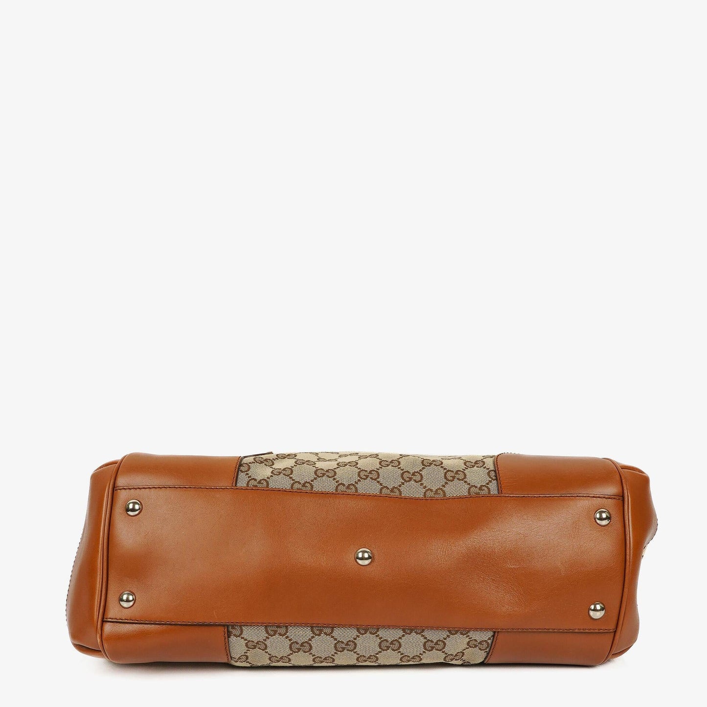 Gucci Medium Brick Lane Brown Monogram Tote Bag