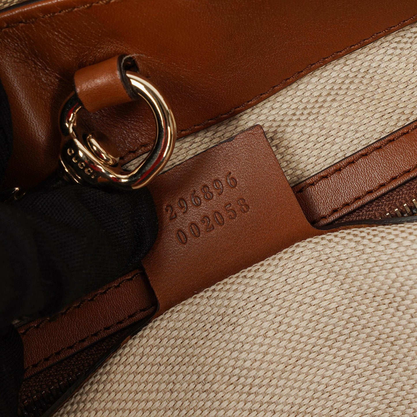 Gucci Medium Brick Lane Brown Monogram Tote Bag