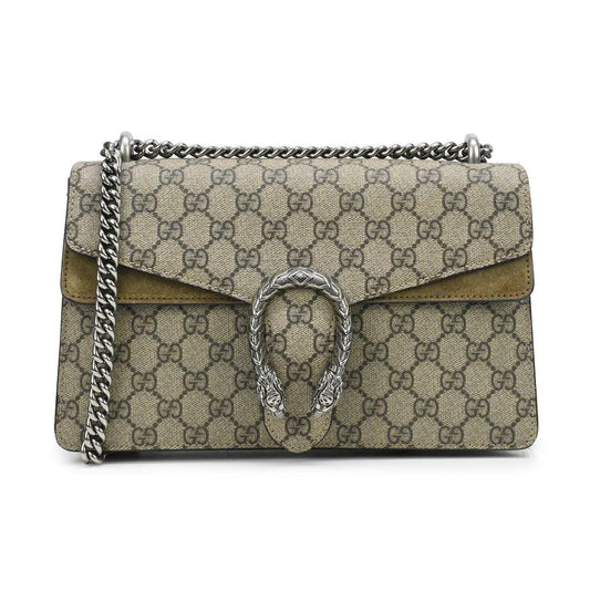 Gucci Monogram Chain Canvas Crossbody