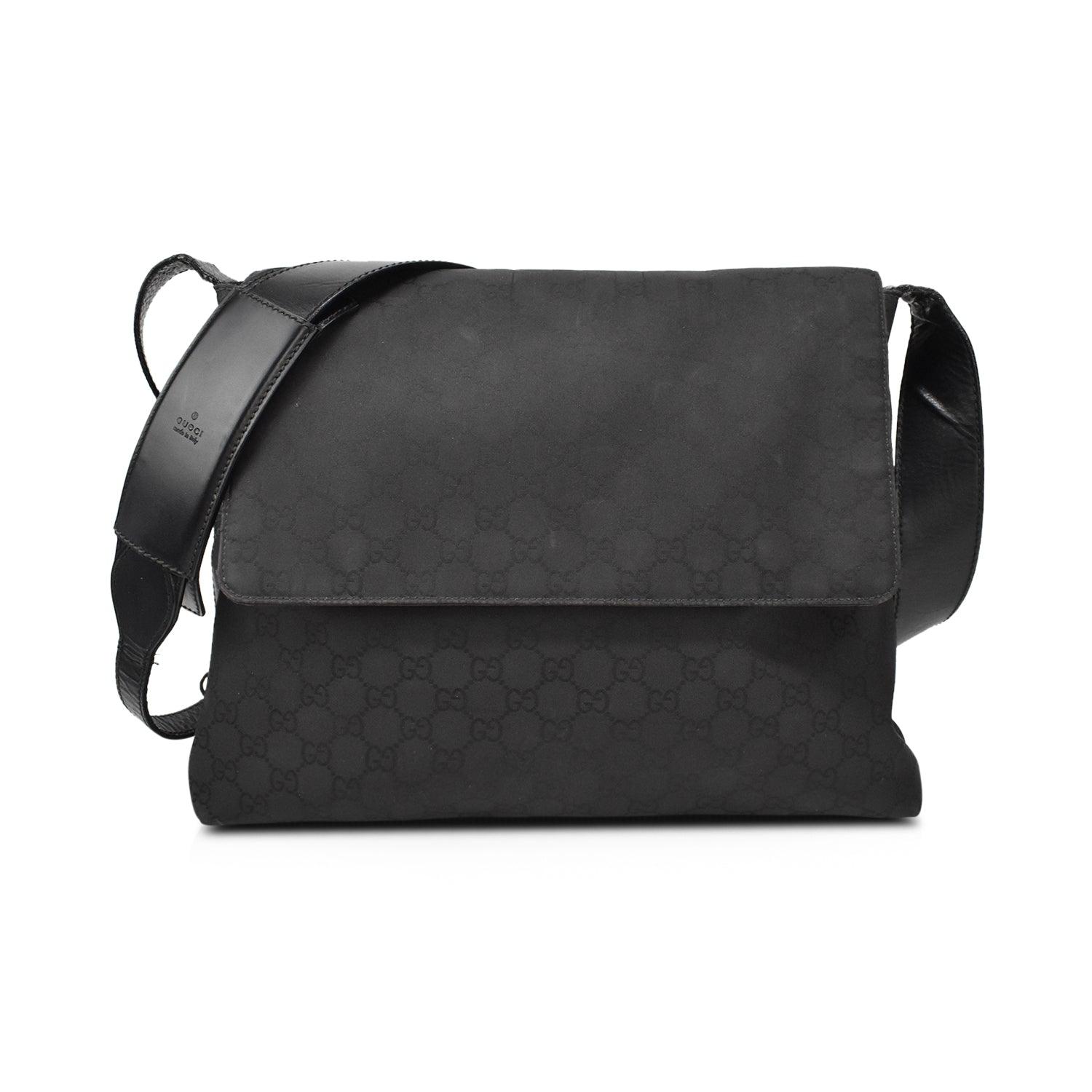 Gucci Monogram Nylon Leather Crossbody