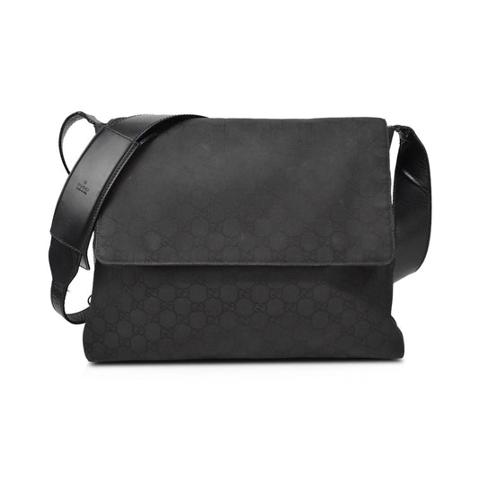 Gucci Monogram Nylon Leather Crossbody