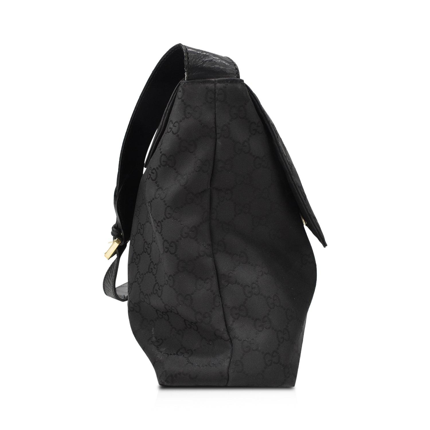 Gucci Monogram Nylon Leather Crossbody