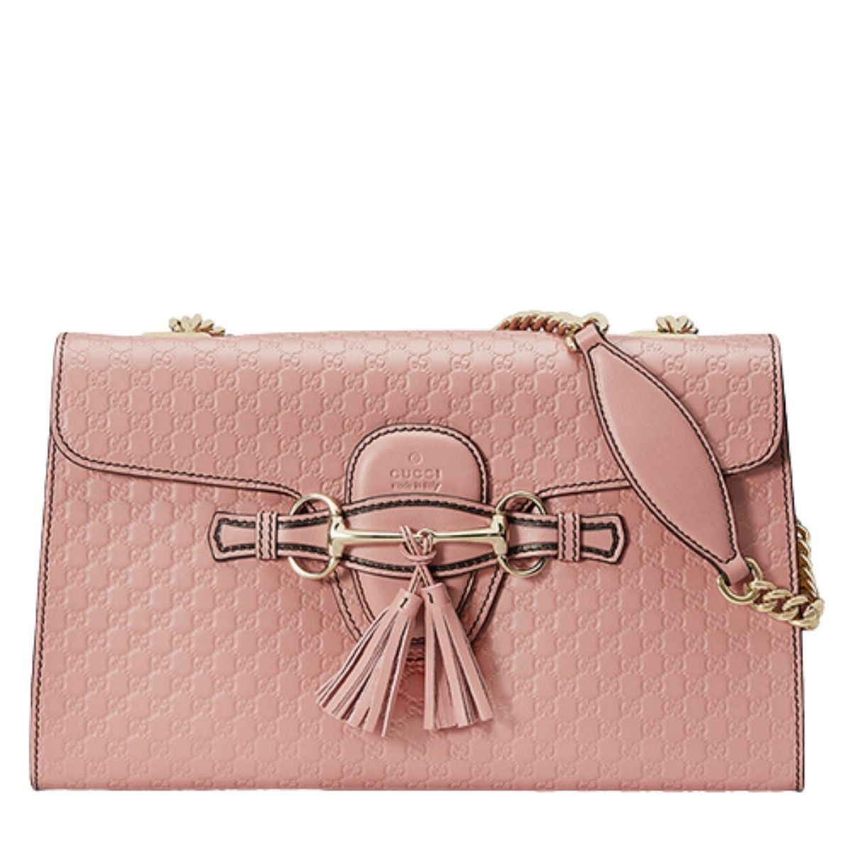 Gucci Guccissima Leather Monogram Shoulder Bag