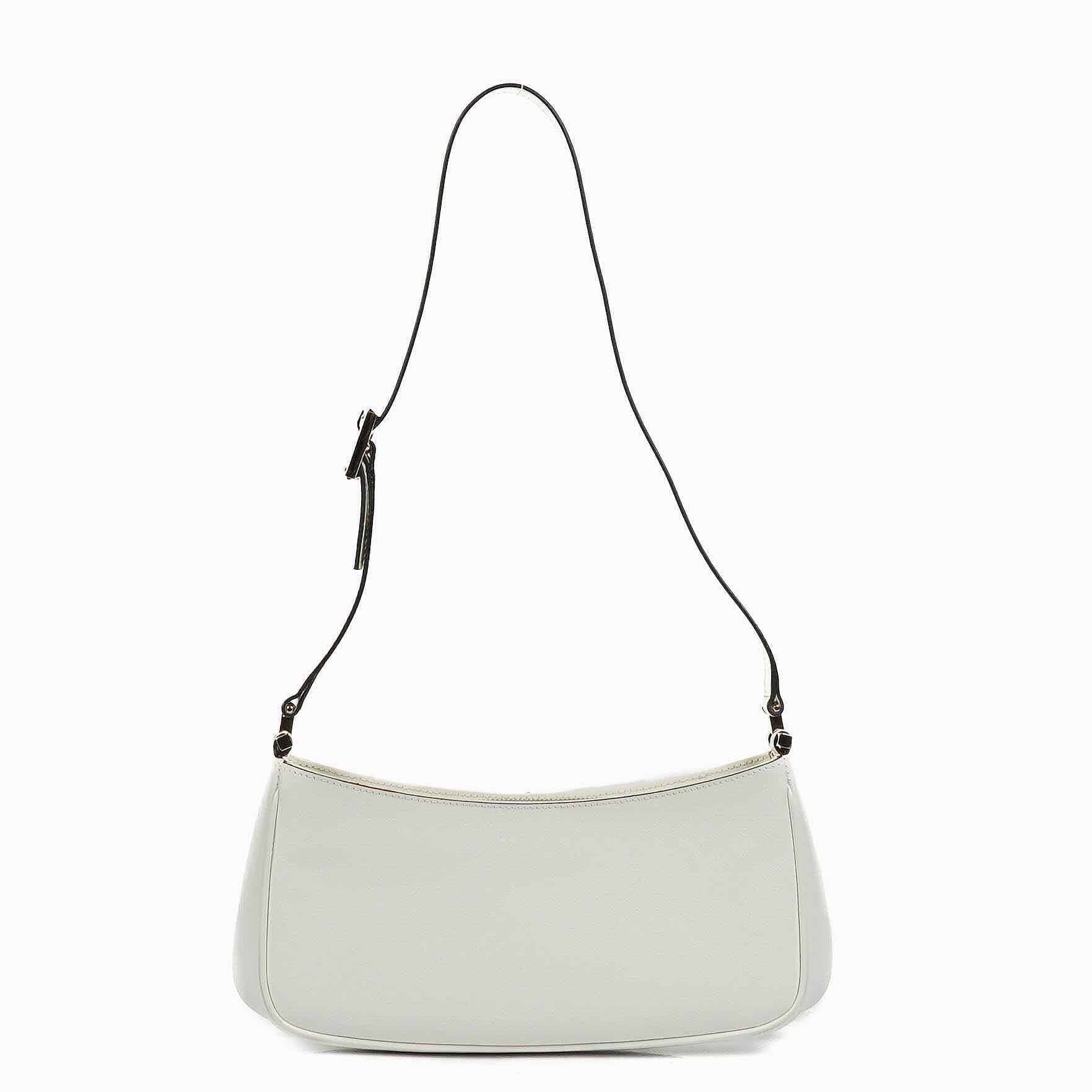 Gucci Microguccissima Pochette in White Leather