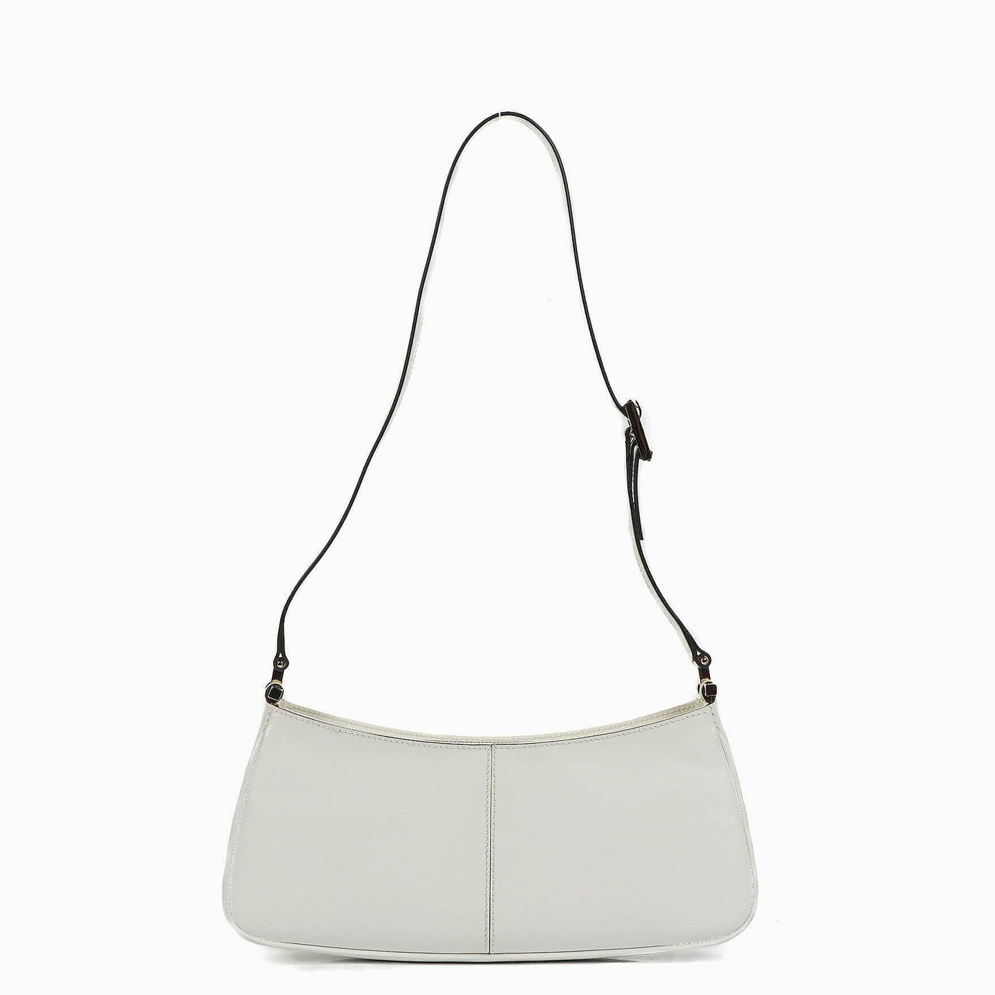 Gucci Microguccissima Pochette in White Leather
