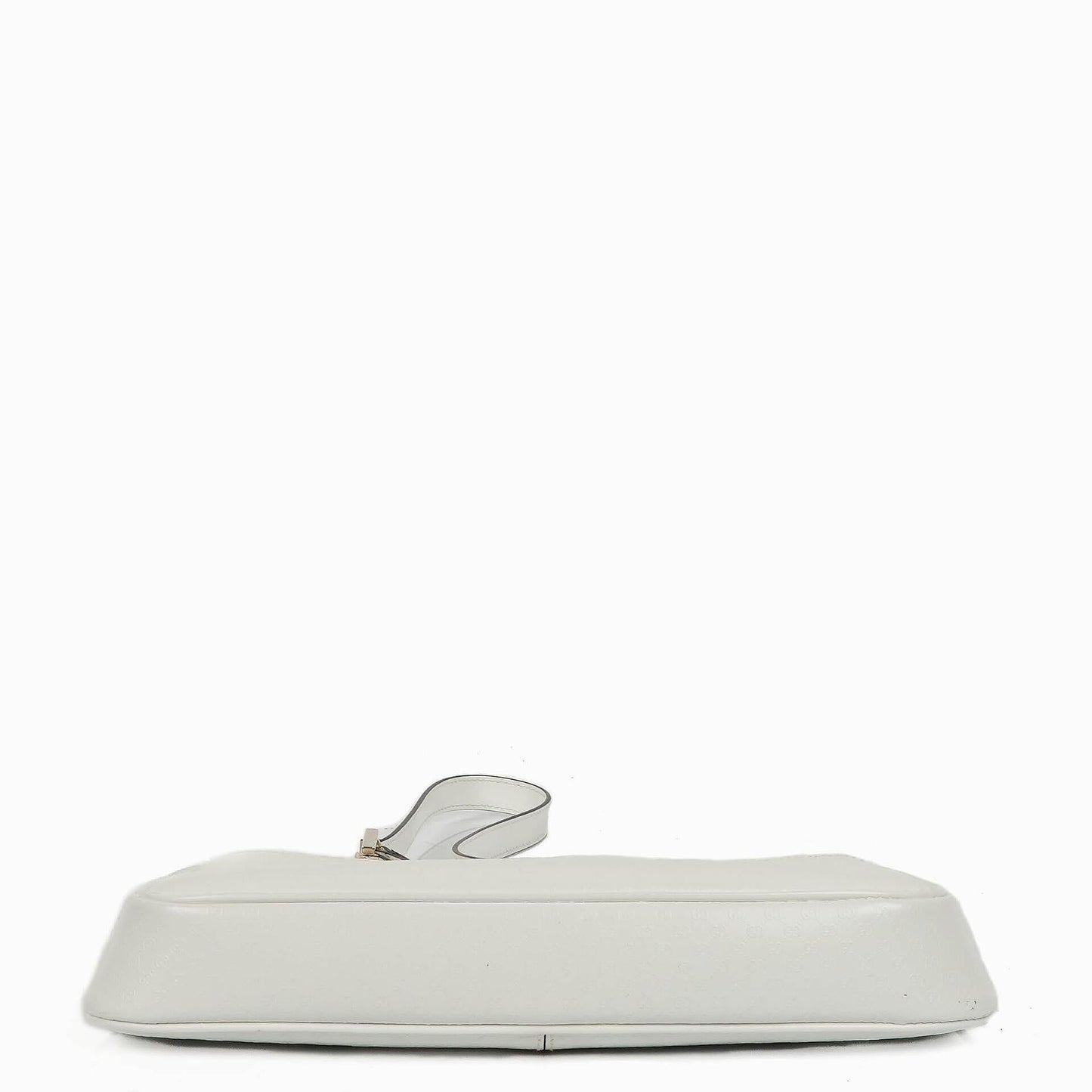 Gucci Microguccissima Pochette in White Leather