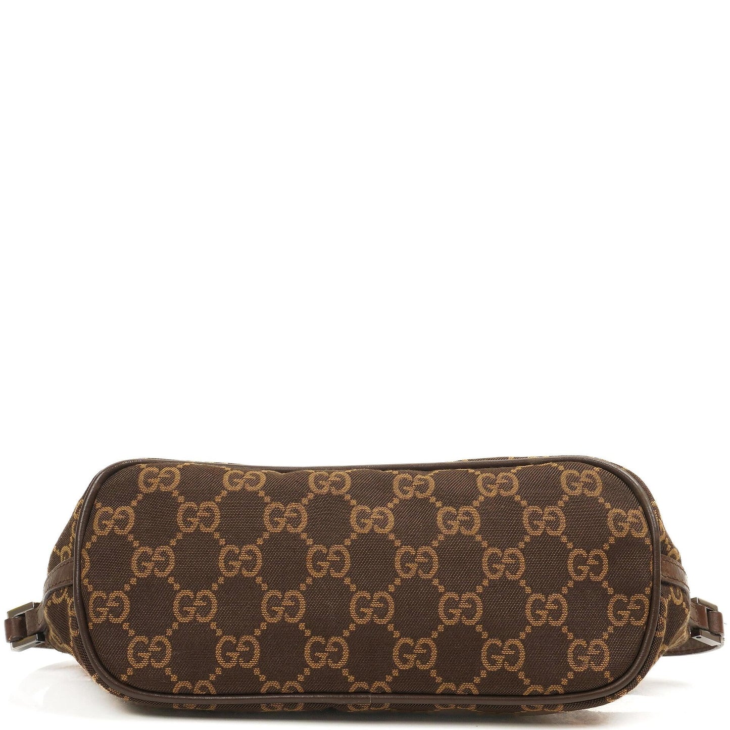 Gucci Mini Baguette GG Monogram Pochette Boat Brown/Beige Bag